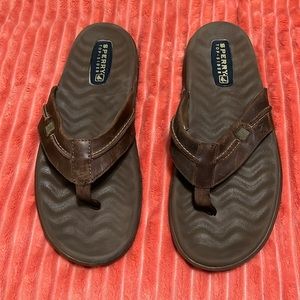 Sperry Men’s Top Sided Double Marlin Flip Flops Size 12